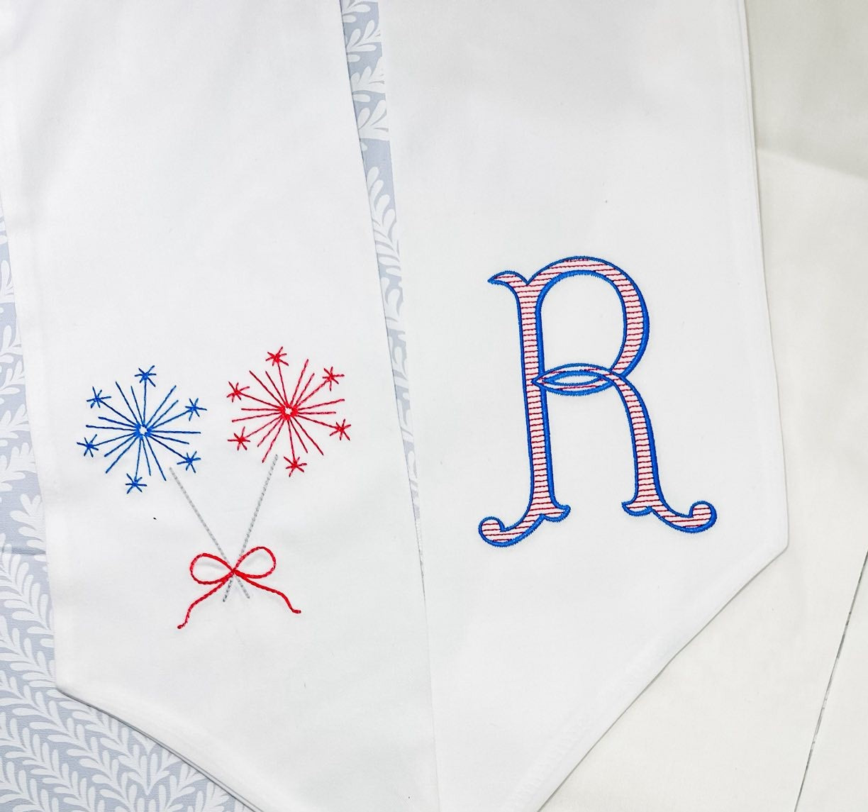 Fireworks Wreath Sash