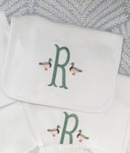 Bib and Burp Cloth Set - Mallards
