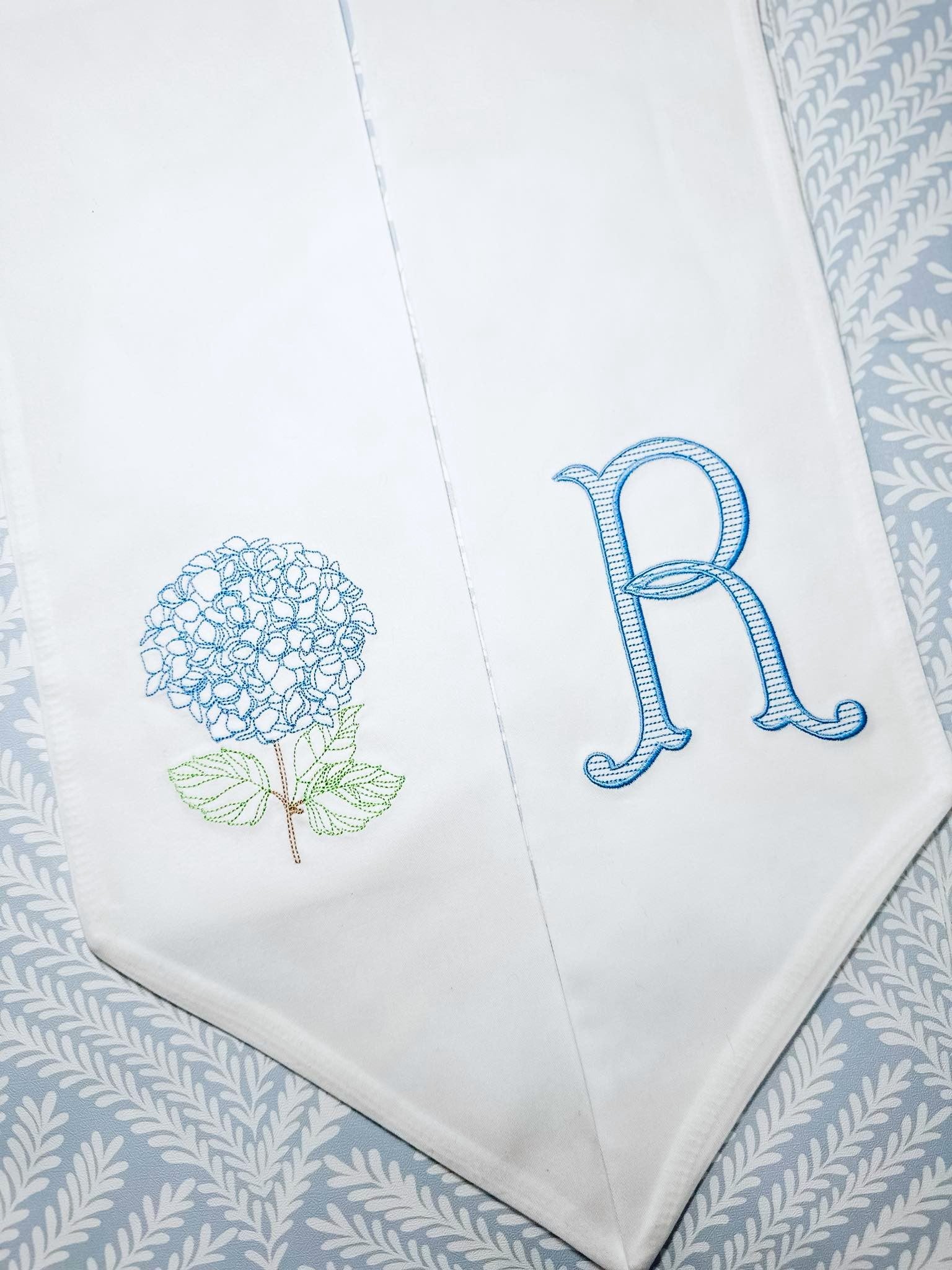 Hydrangea Wreath Sash