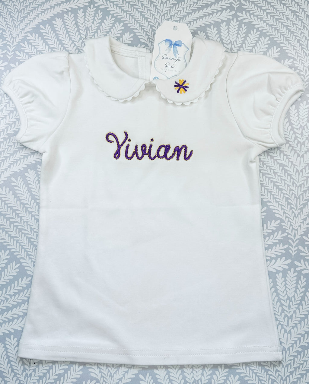 School Spirit Peter Pan Short Sleeve Shirt