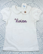 School Spirit Peter Pan Short Sleeve Shirt