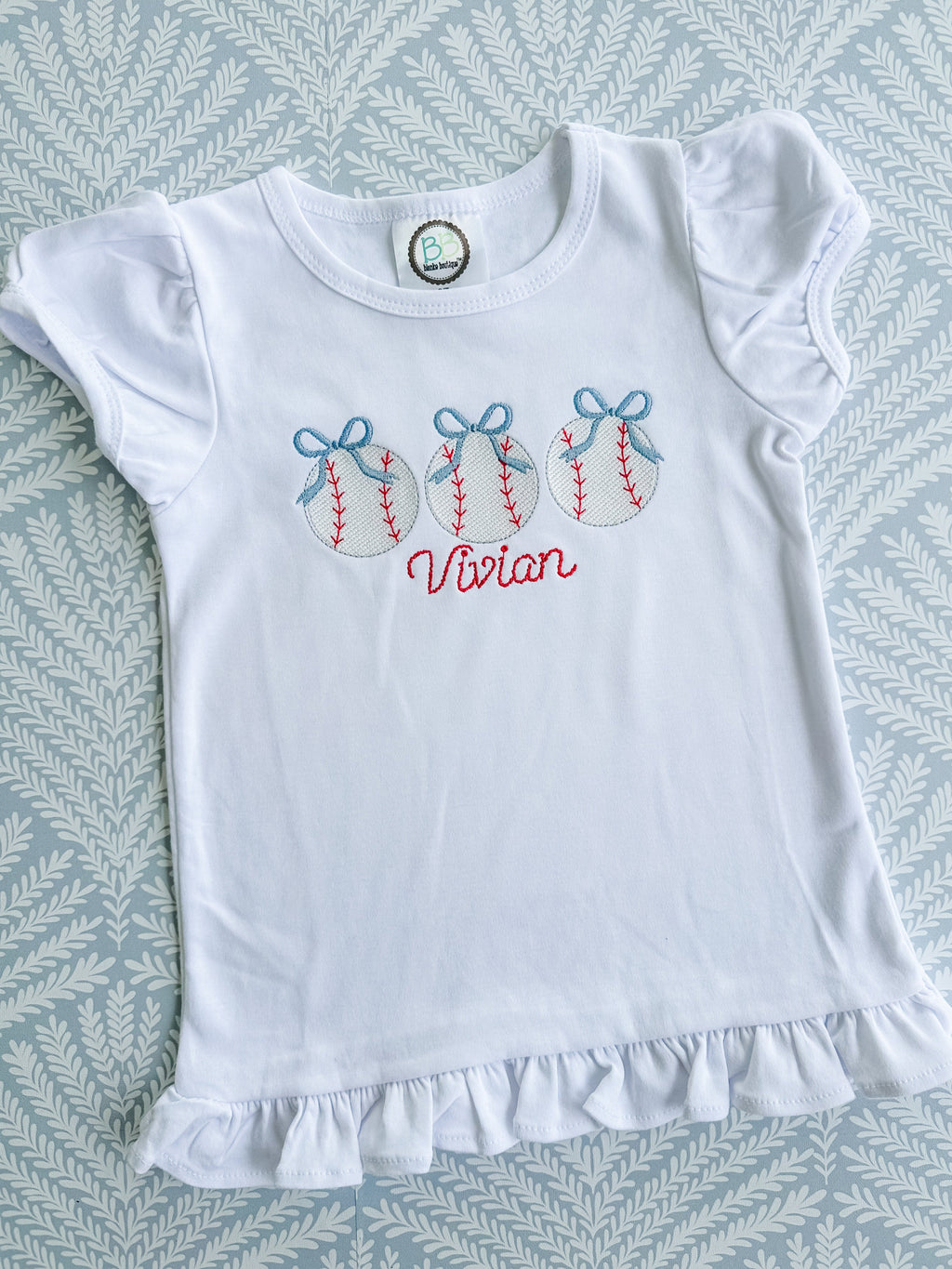 Bows and Baseballs Tee
